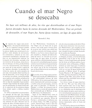 Bild des Verkufers fr CUANDO EL MAR NEGRO SE DESECABA ( 12 PAGINAS ORIGINALES DEL AO 1978, ESTUDIO COMPLETO TEXTO INTEGRO ) zum Verkauf von Libreria 7 Soles