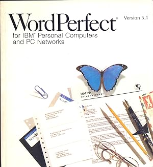 Seller image for WORDPERFECT, VERSION 5.1 - FOR IBM PERSONAL COMPUTERS AND PC NETWORKS for sale by Libreria 7 Soles