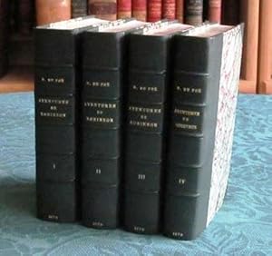 Vie et Aventures de Robinson Crusoé. 4 volumes.