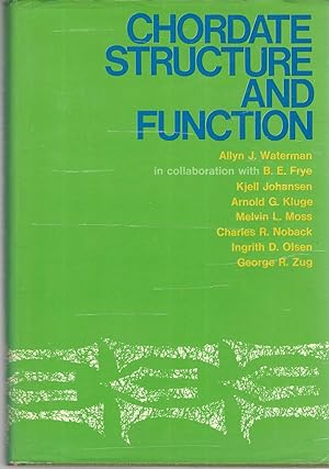 Image du vendeur pour Chordate Structure and Function mis en vente par Dorley House Books, Inc.