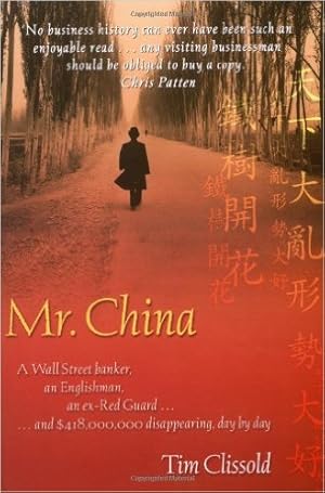 Bild des Verkufers fr Mr. China [Taschenbuch] zum Verkauf von Modernes Antiquariat an der Kyll