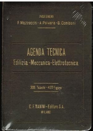 AGENDA TECNICA EDILIZIA, MECCANICA, ELETTROTECNICA.