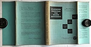 Image du vendeur pour Statistics Essential For Police Efficiency. VERY SCARCE mis en vente par Deightons