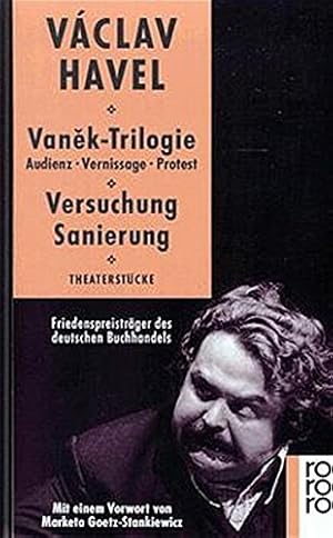 Bild des Verkufers fr Vanek-Trilogie: Audienz, Vernissage / Protest und Versuchung / Sanierung zum Verkauf von Modernes Antiquariat an der Kyll