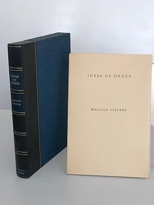 Seller image for Ideas of Order for sale by Blue Sky Rare Books