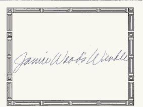 Seller image for **SIGNED BOOKPLATE/AUTOGRAPHS by author JANICE WOODS WINDLE** for sale by ODDS & ENDS BOOKS