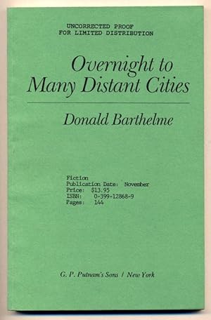 Bild des Verkufers fr Overnight to Many Distant Cities zum Verkauf von Ken Sanders Rare Books, ABAA