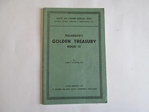 Imagen del vendedor de Palgrave's Golden Treasury: Book IV a la venta por Goldstone Rare Books