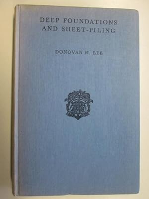 Imagen del vendedor de An introduction to deep foundations and sheet-piling. a la venta por Goldstone Rare Books