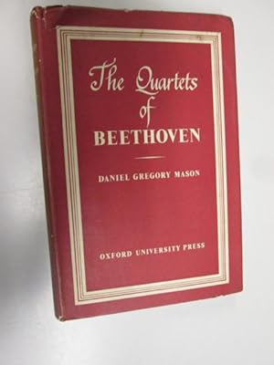 Imagen del vendedor de Quartets of Beethoven a la venta por Goldstone Rare Books