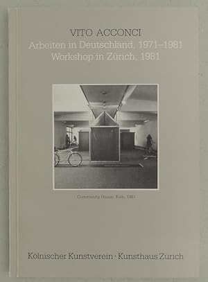 Bild des Verkufers fr Arbeiten in Deutschland, 1971-1981. Workshop in Zrich, 1981. Hrsg. von Wulf Herzogenrath. Katalog. zum Verkauf von M + R Fricke