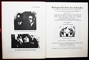 Bild des Verkufers fr Jose Raoul Capablanca. Smtliche [568] Turnier- und Wettkampfpartien des Weltmeisters. zum Verkauf von Antiquariat Haufe & Lutz