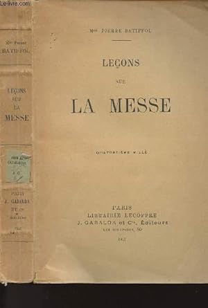 Seller image for LECONS SUR LA MESSE for sale by Le-Livre