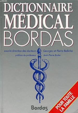 Seller image for DICTIONNAIRE MEDICAL BORDAS for sale by Le-Livre