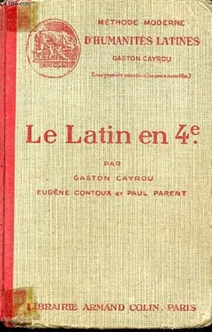 Bild des Verkufers fr LE LATIN EN 4e zum Verkauf von Le-Livre