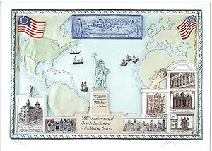 350th Anniversary of Jewish Settlement in the United States - Glicee Print