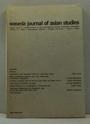 Waseda Journal of Asian Studies: Special Issue in Commemoration of the International Division Twe...