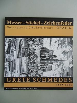 Messer Stichel Zeichenfeder Grete Schmedes 1889-1985 Grafik Grafikerin