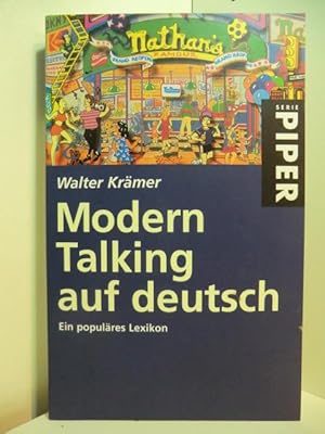 Bild des Verkufers fr Modern Talking auf deutsch. Ein populres Lexikon zum Verkauf von Antiquariat Weber