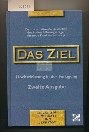 Imagen del vendedor de Das Ziel - Hchstleistung in der Fertigung - Zweite Ausgabe a la venta por Buchhandlung Lutz Heimhalt