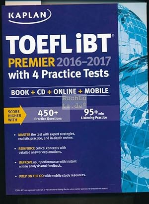 Toefl iBT Premier 2016-2017 with 4 Practice Tests - Book+CG+Online+Mobile