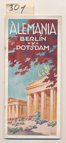 Alemania Berlin y Potsdam - mit ausfaltbarer Karte von Berlin, spanischer Text