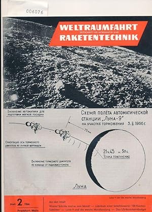 Weltraumfahrt Astronautik und Raketentechnik - Heft 2 1966