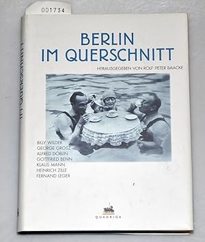 Bild des Verkufers fr Berlin im Querschnitt zum Verkauf von Buchhandlung Lutz Heimhalt