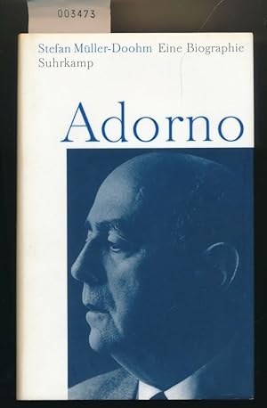 Bild des Verkufers fr Adorno - Eine Biographie zum Verkauf von Buchhandlung Lutz Heimhalt