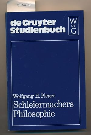 Seller image for Schleiermachers Philosophie - Schleiermacher for sale by Buchhandlung Lutz Heimhalt