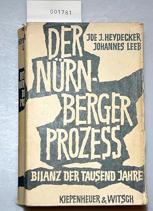 Der Nürnberger Prozess - bilanz der tausend Jahre