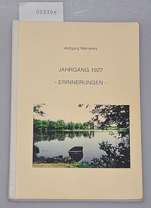 Jahrgang 1927 - Erinnerungen