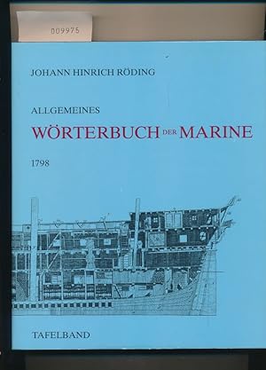 Allgemeines Wörterbuch der Marine - Tafelband - REPRINT