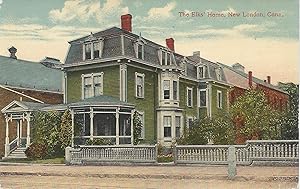 The Elks' Home, New London, Connecticut, early postcard, unused