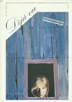 Image du vendeur pour Deja vu. Nr. 0 September 1987, Jahrgang 1. Seitenreduziertes Probeexemplar. Monatliches Forum zur Verffentlichung literarischen und knstlerischen Gestaltens. Auzs dem Inhalt: Ulrich Bttner - Gleichgewicht / Holger Hanstein: Reminiszenzen / Tobias Matthieson: Der Moloch und vieles mehr. mis en vente par Antiquariat Carl Wegner