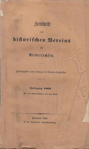 Zeitschrift des historischen Vereins für Niedersachsen. Jahrgang 1862.