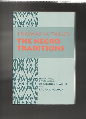 Seller image for The Negro Traditions for sale by Elder's Bookstore