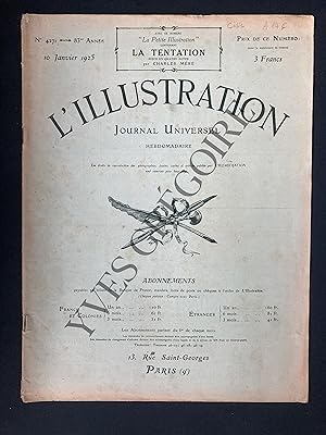 Image du vendeur pour L'ILLUSTRATION-N4271-10 JANVIER 1925 mis en vente par Yves Grgoire