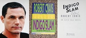 Seller image for INDIGO SLAM: AN ELVIS COLE NOVEL - Scarce Fine Copy of The First Hardcover Edition/First Printing: Signed by Robert Crais - SIGNED ON THE TITLE PAGE for sale by ModernRare