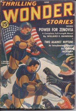 Image du vendeur pour THRILLING WONDER Stories: June 1941 mis en vente par Books from the Crypt