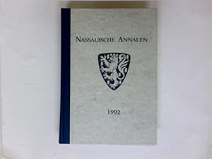 Bild des Verkufers fr Nassauische Annalen 1992 --- Jahrbuch des Vereins fr Nassauische Altertumskunde und Geschichtsforschung; Band 103 zum Verkauf von Antiquariat Buchhandel Daniel Viertel