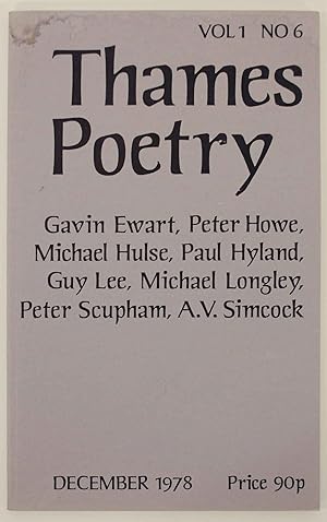 Thames Poetry Vol I No. 6 December 1978