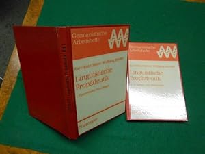 Linguistische Propädeutik; 2 Bde. Teil: 1. Theoretische Grundlagen. 2: Aufgaben und Materialien. ...