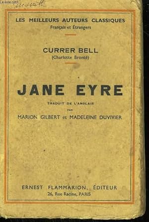 Bild des Verkufers fr JANE EYRE. zum Verkauf von Le-Livre