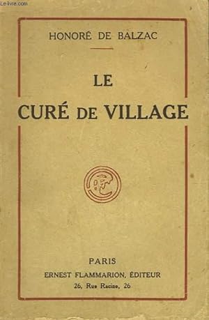 Bild des Verkufers fr LE CURE DE VILLAGE. zum Verkauf von Le-Livre