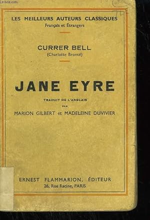 Bild des Verkufers fr JANE EYRE. zum Verkauf von Le-Livre