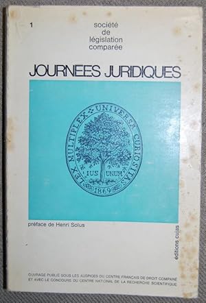 Seller image for JOURNEES JURIDIQUES. Preface de Henri Solus for sale by Fbula Libros (Librera Jimnez-Bravo)