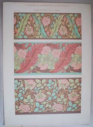 A.A. Turbayne: Frises de Roses. Farblithographie ca. 1906.