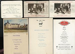 Collection of Mid Century Menus and Related Correspondence - Most from the Savoy London