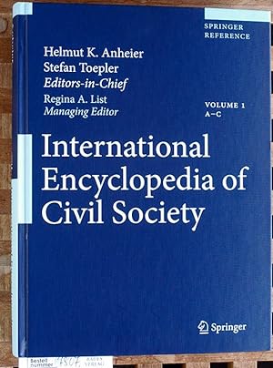International Encyclopedia of Civil Society. Volume 1 A - C Band 1